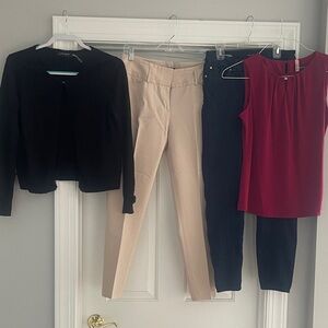 Lot of Ivanka Trump Cloths: Jeans, pants, top and sweater. Size Small